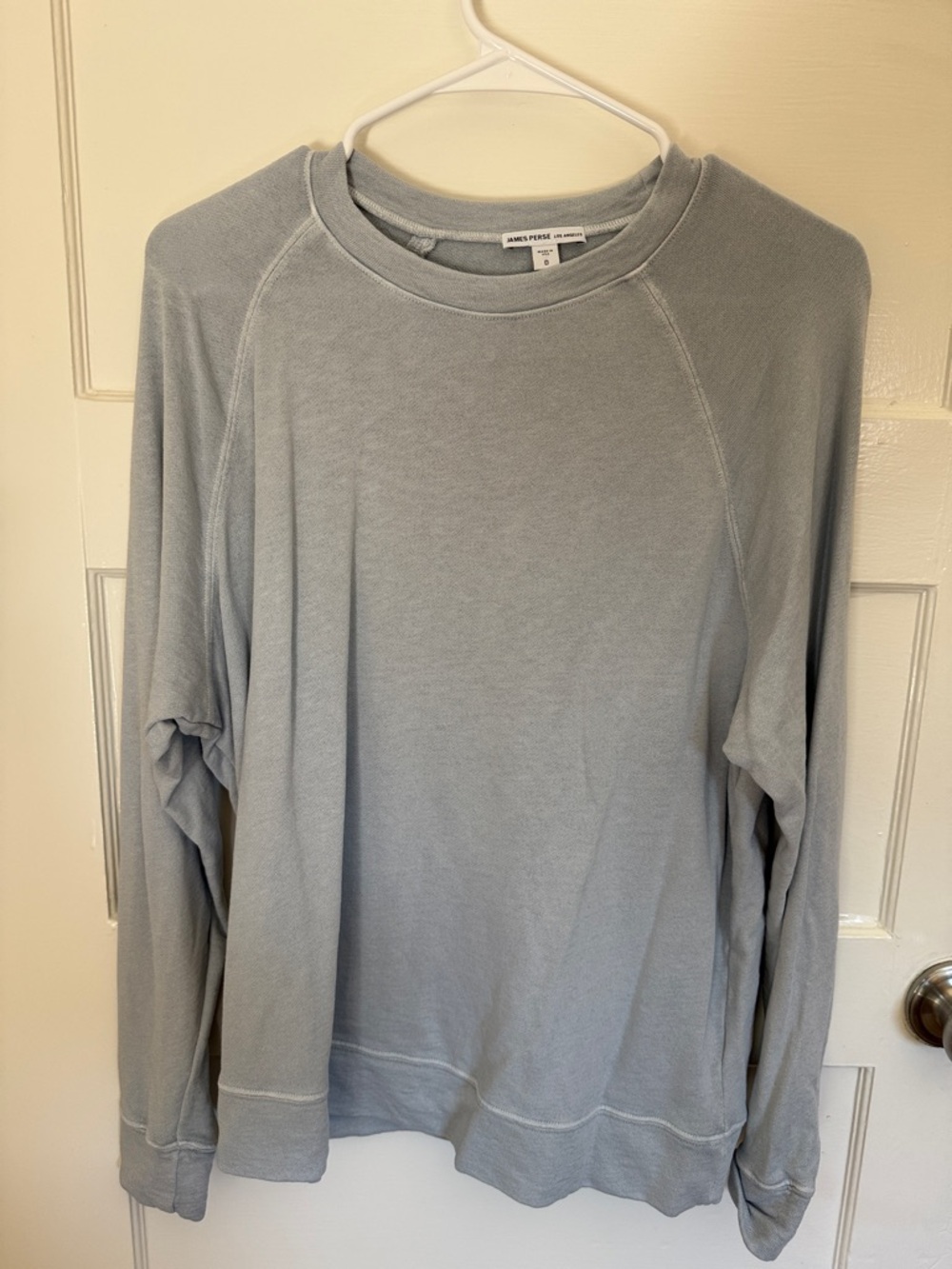 James Perse Light Blue Crewneck Sweatshirt NWOT